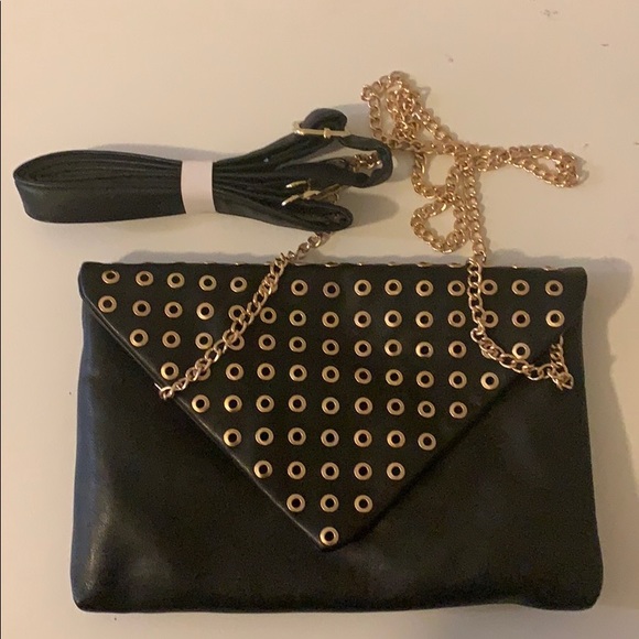 Black and Gold Crossbody Purse!! - Picture 1 of 1